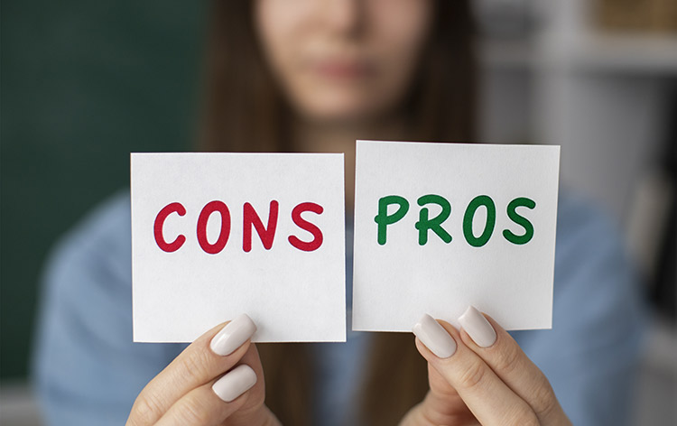 pros and cons ai logo